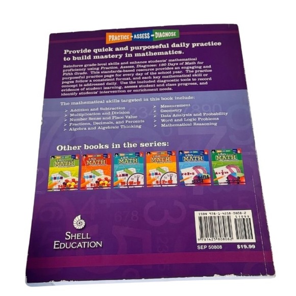 180 Days of Math for 5th Grade w/ Interactive Whiteboard-Compatible CD - Picture 2 of 5